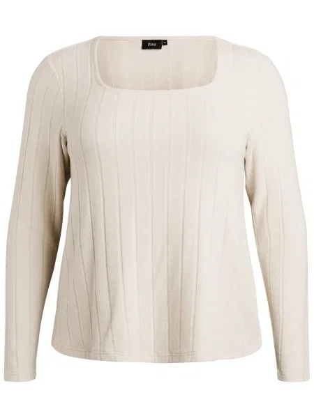 Zizzi Tricou MLuna crem