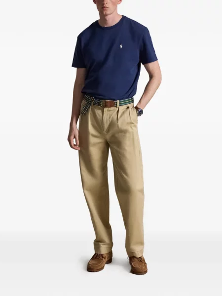 Șosete Polo Ralph Lauren cu broderie în carouri de flanelă verde