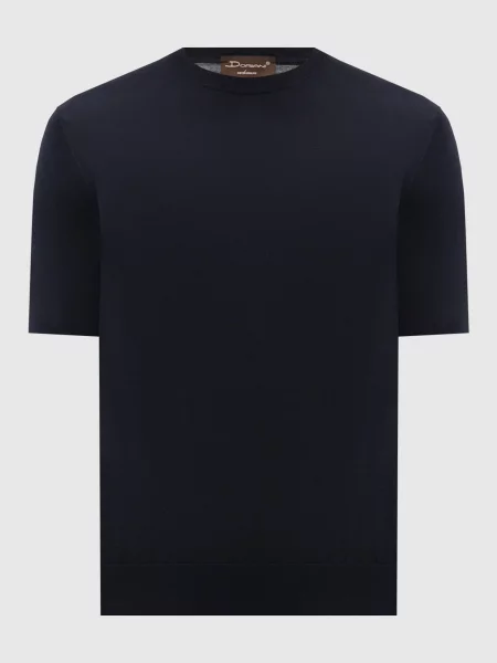 Футболка з шовком Doriani Cashmere синя