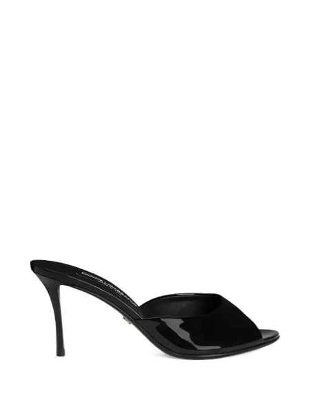Papuci tip mules Dolce & Gabbana negru