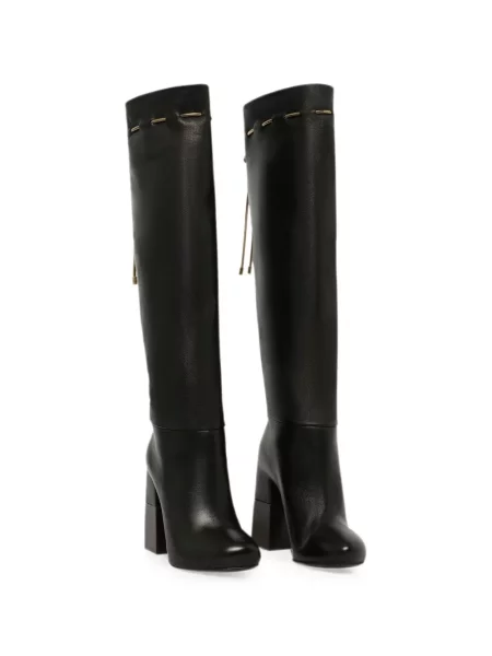 Cizme Lanvin cu cordon negru