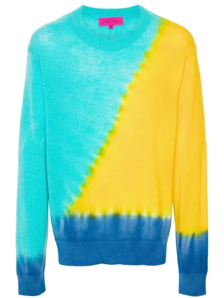 Pulover The Elder Statesman cu gradient albastru