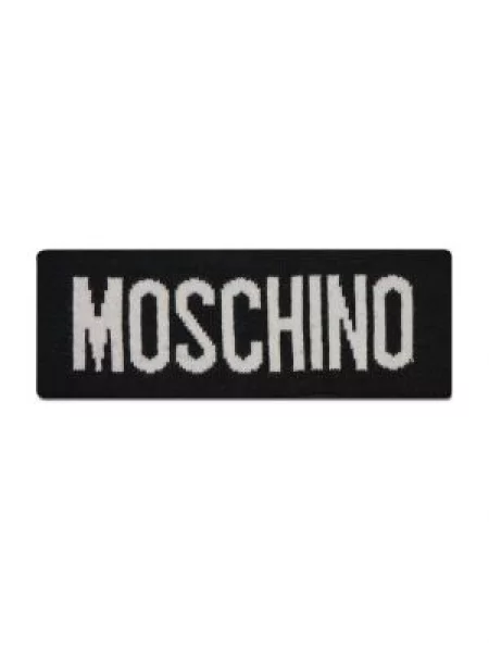 Naramnica kapa s šiltom Moschino črna