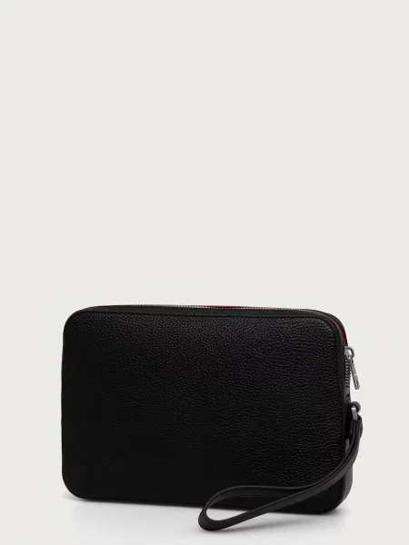 Kosmetyczka z napisem z logo model CENTRAL POUCH' Tommy Hilfiger czarna