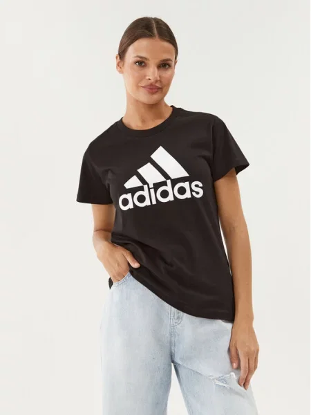 Adidas T-shirt Essentials Logo crna