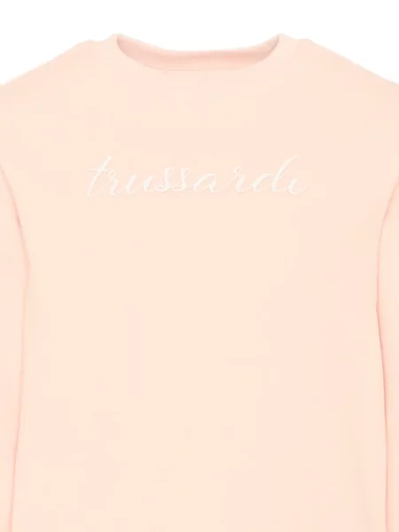 Komplet dresowy dziecięcy Trussardi różowy