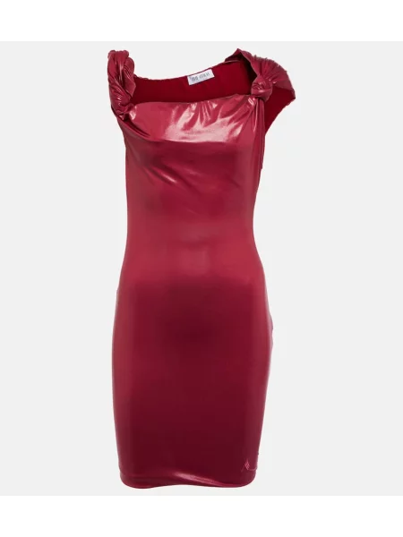 Rochie The Attico din jerseu roșu