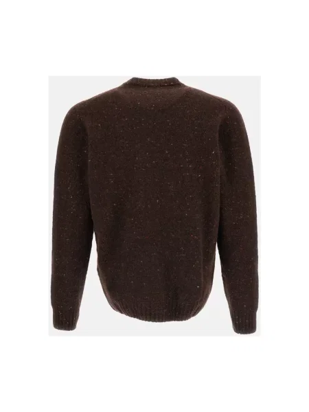 Dzianinowy sweter Drumohr brązowy