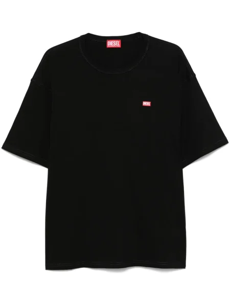 Tricou grafic Diesel cu imagine negru