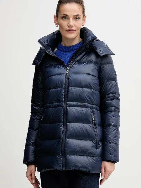 Tommy Hilfiger kurtka puchowa przejściowa granatowy
