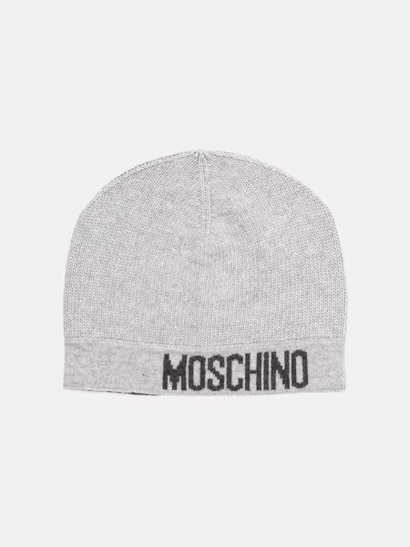 Moschino gyapjú sapka szürke