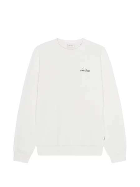 Pulover Les Deux cu model floral cu imagine alb