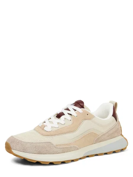 Marc O'Polo buty sportowe wykonane ze skóry i materiału tekstylnego Mężczyźni skóra 41 beżowy