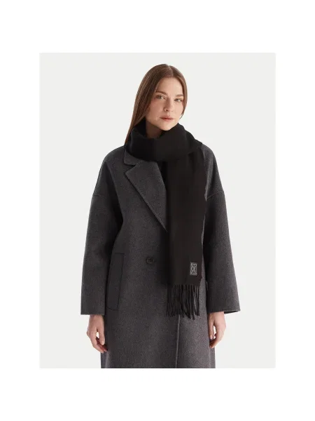 Fular Calvin Klein Emblem negru