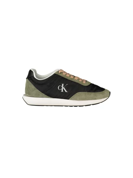 Sneakersy Calvin Klein skórzane czarne