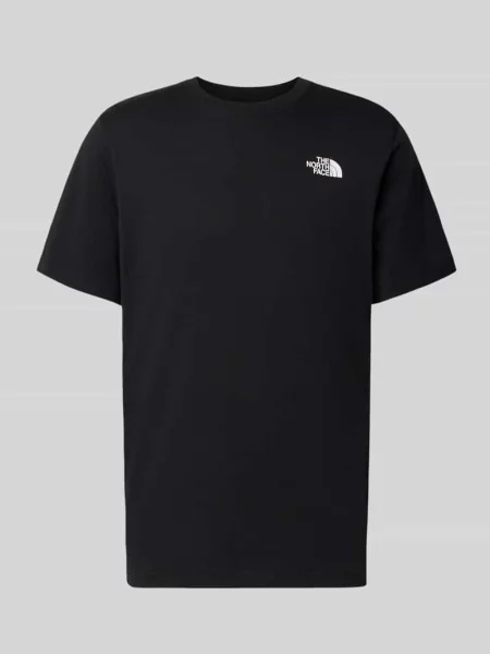 T-shirt o kroju regular fit z mieszanki bawełny model ‘EVOLUTION’ The North Face czarna
