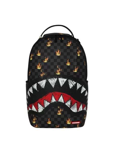 Torba Sprayground w kratę czarna