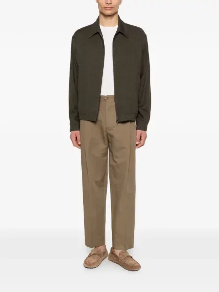 Pantaloni Briglia 1949 plisate verde