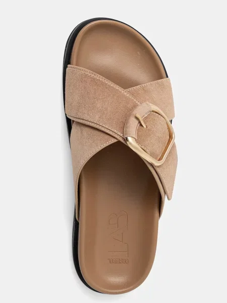 Замшевые шлепанцы Answear.lab