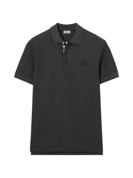 Tricou polo Burberry gri