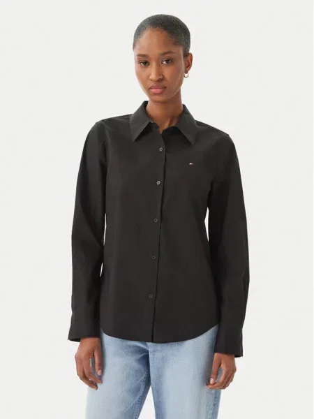 Tommy Hilfiger Srajca črna