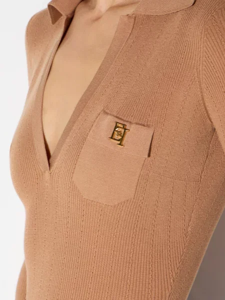 Боди Elisabetta Franchi бежевое
