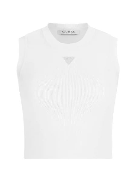 GUESS Top ALEXIA | Cropped Fit fehér