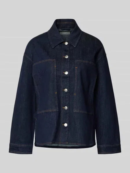 Kurtka jeansowa o kroju regular fit z wykładanym kołnierzem model ‘Jokina’ Opus Pants