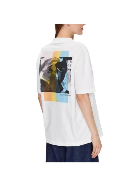 Tričko Calvin Klein Jeans biela