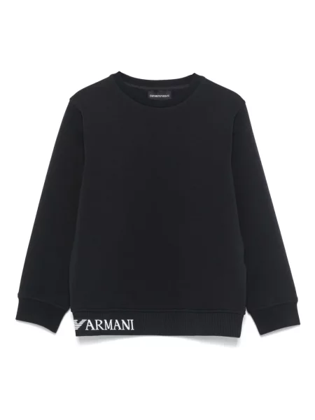 Bluza dziecięca Emporio Armani niebieska
