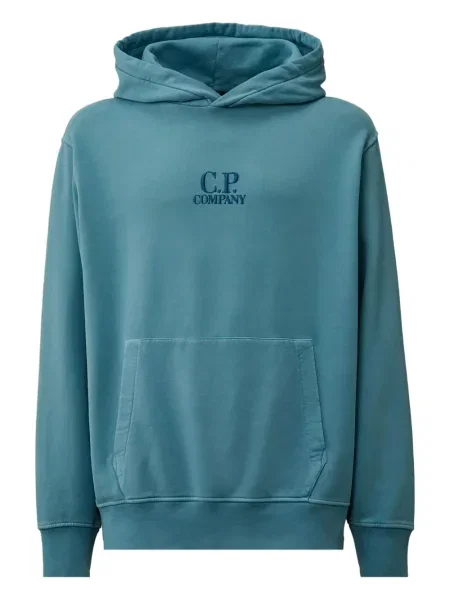 Hanorac cu glugă C.p. Company cu broderie albastru