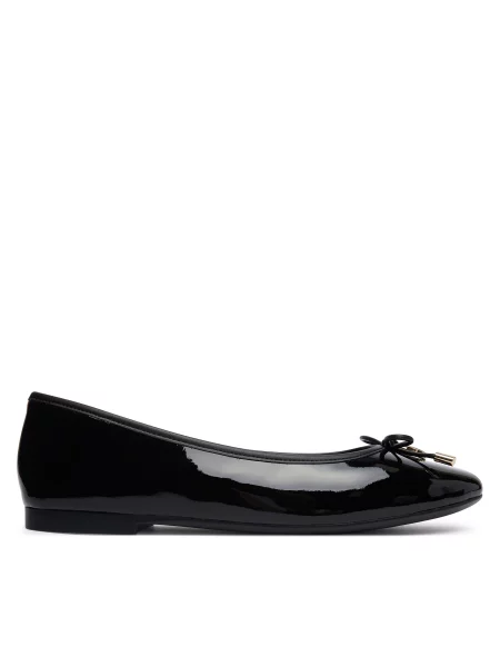 Balerini Tommy Hilfiger Th Charm Patent Ballerina negru