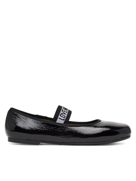 Baleriny LOVE MOSCHINO czarne