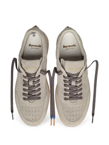 Sneakerși Barracuda cu șireturi din dantelă gri
