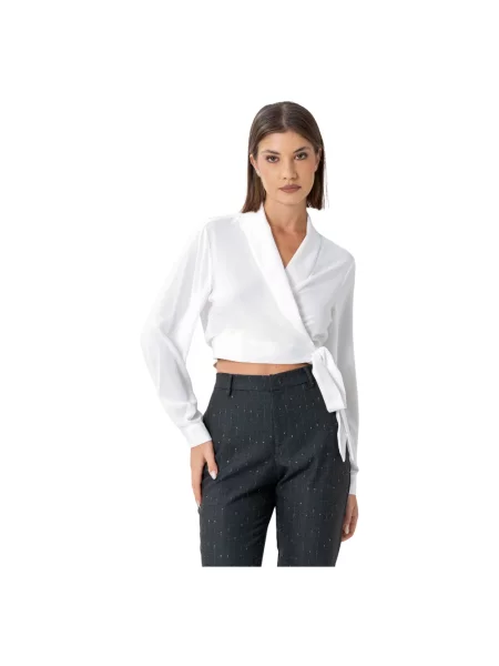 Krótka bluzka Kocca biała