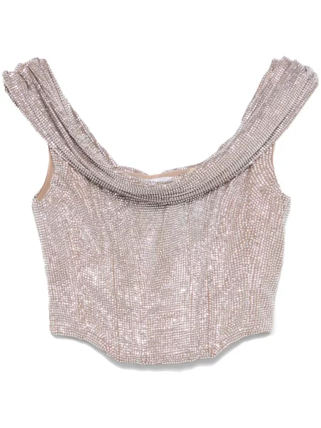 Top Giuseppe Di Morabito z kryształkami z gorsetem