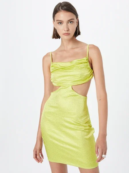 Misspap Rochie limetă verde