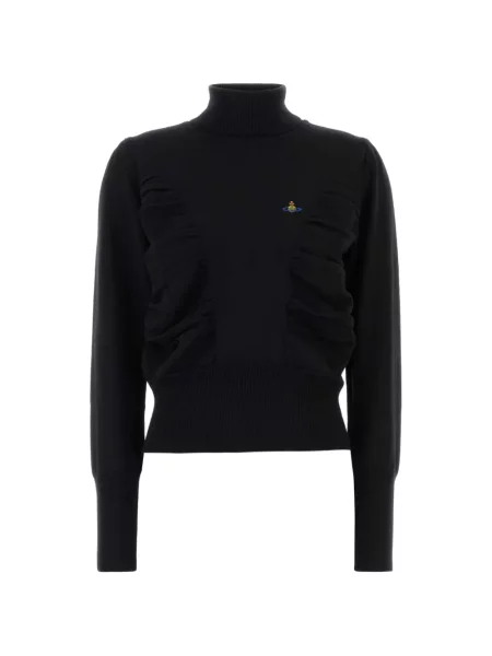 Pulover Vivienne Westwood cu volane negru