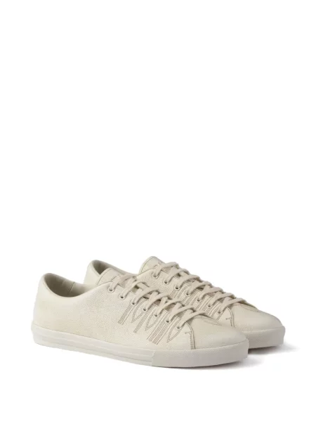 Sneakerși Prada din piele zdrențuiți