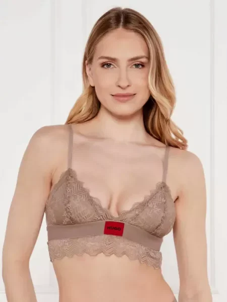 Hugo Bodywear De dantelă sutien maro