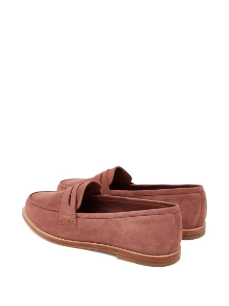 Szarvasbőr loafer Manolo Blahnik barna