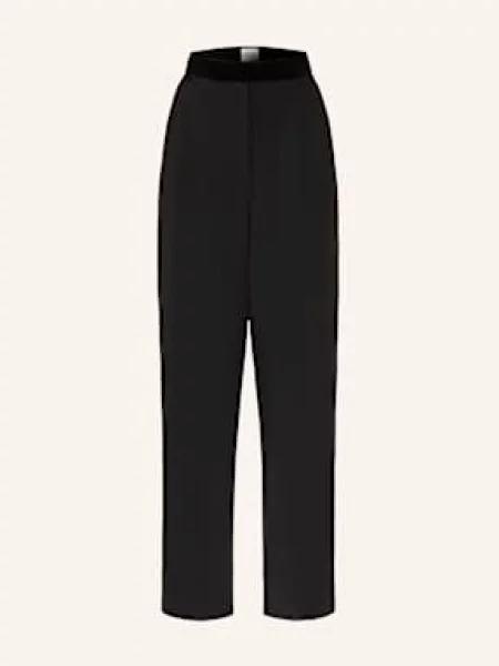 Claudie Pierlot Spodnie Marlena schwarz czarne