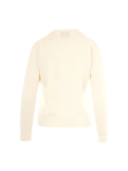 Sweter Mc2 Saint Barth wełniany biały