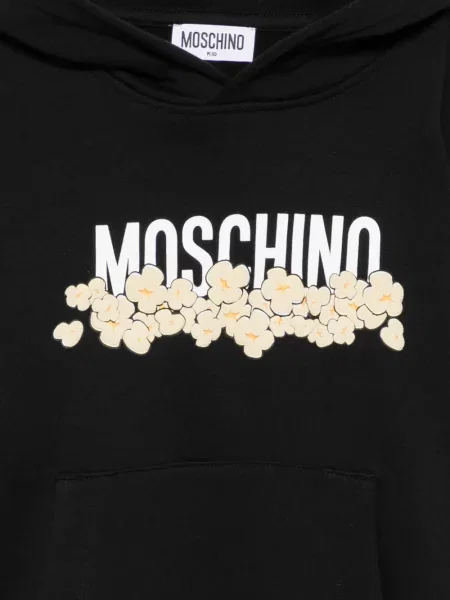 Bluza z kapturem dziecięca Moschino czarna
