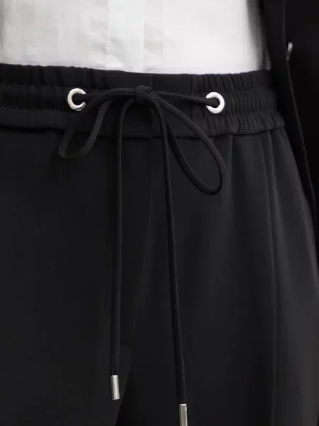 Брюки Boss с высокой посадкой черные