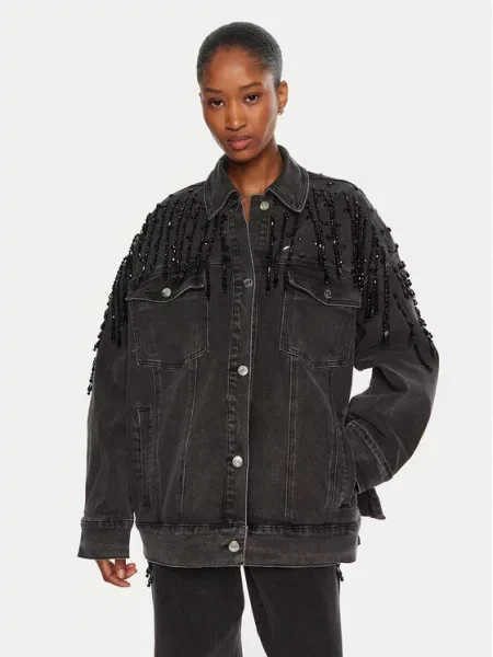 Jeans jakna Gestuz siva