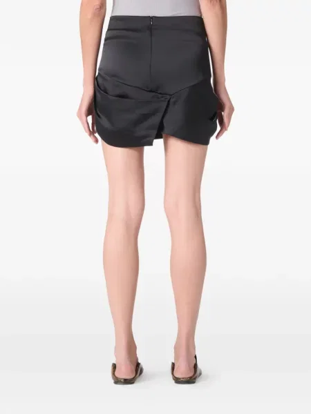 Fusta mini Iro drapată negru