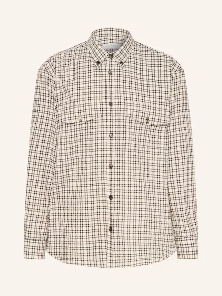 Dries Van Noten Košile Comfort Fit režná / světle hnědá černá