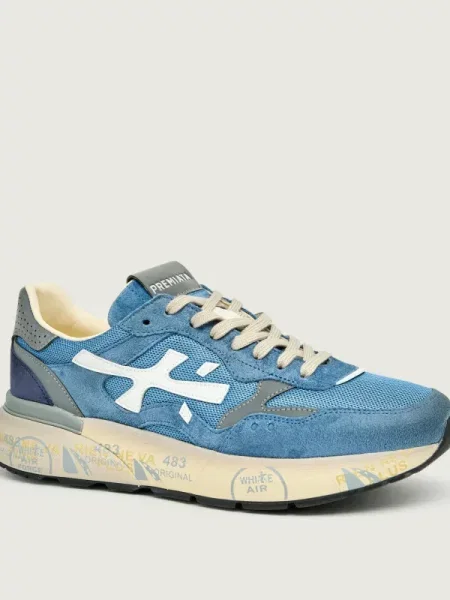 Premiata Sneakers | piele întoarsă albastru