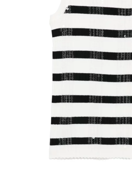 Vestă Dkny cu dungi alb